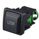 ATD FFU-17026 Factory USB Switch Port Socket For VW Jetta Golf MK5 MK6 Scirocco (5KD035726A)