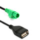 ATD FFU-17025 Factory Fit Aftermarket USB Port 4 Pin To Male For Volkswagen VW (Cable Only)