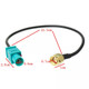 ATD FAK-21022 Male SMA To Male Universal Blue Fakra GPS Aerial Adaptor Retention Cable VW Skoda