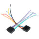 ATD ISO-12001 Universal Male ISO Radio Plug Adapter Wiring Harness Loom Hard Wire Loose Cables