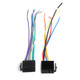 ATD ISO-12001 Universal Male ISO Radio Plug Adapter Wiring Harness Loom Hard Wire Loose Cables