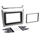 ATD RFP-11540 Car Radio Fascia Panel Double DIN For VW Polo Mk5 Facelift (2014-2020) Silver Finish