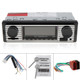 ITB SX5513 Classic Retro Look Mechless Single DIN Car Radio USB AUX SD With Chrome Style Finish