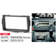 Carav 11-197 Car Radio Fascia Panel Double DIN For Toyota Sienta (2003-2015)