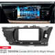 Carav 11-227 Car Radio Fascia Panel Double DIN For Toyota Corolla (2013-2016) RHD