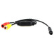 ATD CCA-18115 Female 4-Pin to RCA AV CVBS Adapter Wire Rear Reverse Camera Adapter Cable