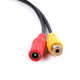 ATD CCA-18115 Female 4-Pin to RCA AV CVBS Adapter Wire Rear Reverse Camera Adapter Cable