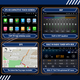 PBA A89PRO-94L 9" Android Auto 12.0 Sat Nav GPS CarPlay WiFi Radio For Mercedes ML W164 GL