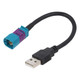 ATD URC-24126 USB Retention Cable For BMW 1/3/5 X1 Series (2004-2015) & Mini R55 R56 R57
