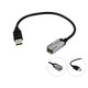 ATD URC-24266 USB Retention Cable For Citroen Relay Fiat 500 Ducato Mini USB B Type (2014+)