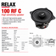 BLAM-100RFC BLAM RELAX 100mm (4 Inch) 2-Way High Quality Coaxial Intergrated Speakers 100 Watts
