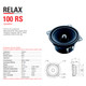 BLAM-100RS BLAM RELAX 100mm (4 Inch) High Quality 2-Way Component Speakers 80 Watts