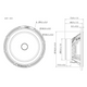 BLM-SR165S 165mm (6.5inch) 2-Way Component Speakers 150 Watts