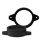 Basser DMAUDI09 MDF Speaker Adapters Rings For Audi Q3 2011 - 2021 front door fitment 87mm 