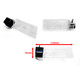 ATD HYUN4 720p AHD CVBS Rear Reverse Camera Number Plate Light For Hyundai i40 & Sonata, Kia Various Tailgate Light Camera