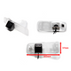 ATD KIA8 Reversing Camera For Kia Rio Sedan & Hatchback Tailgate Light 103mm x 37mm