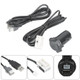 ATD FFU-24098 AUX USB Switch Panel 12Pin+4pin Audio Cable For Peugeot 307 407 308 408 508 3008