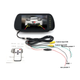 ATD MIR-34200 Universal Fit LCD 7" Suction Cup Rear View Mirror Front & Reverse Camera Ready