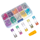 ATD CAR-49640 Mini ATO Blade Fuse Assorted 120pcs Box Set With Fuse Removal Tool (2-35 Amp)