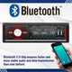 ITB SWMM4 Mechless Single DIN DAB Bluetooth Dual USB Car Modern Style Radio Universal Fit