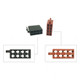 ATD CHT-81808 Universal Car Radio ISO 8Pin Terminal Block Socket  Crimping Connectors Male