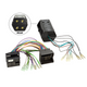 ATD LOC-23004 Adjustable Quadlock T-Harness 4 Channel High-Low Line Out Converter