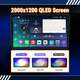 PBA UF9902Z Universal Android QLED 10.88" Ultrawide Head Unit CarPlay SatNav Radio with Built In Phone Holders