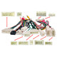 ATD RFP-52076 10" Perfect Fit Screen Fascia Frame & Harness For Toyota Land Cruiser J200
