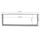 ATD RFP-50102 Single DIN Radio Fascia Panel Frame For Alfa Romeo 156 Facelift In Silver (2002-2005)