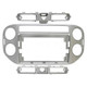ATD RFP-22080 Perfect Fit Radio 9" Fascia Frame For Volkswagen Tiguan MK1 In Silver (2007-2017)