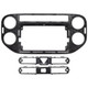 ATD RFP-52945 Perfect Fit Radio 9" Fascia Frame For Volkswagen Tiguan MK1 In Black (2007-2017)
