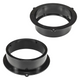 ATD SAR-40127 Rear Door Speaker Adapter Rings (165mm 6.5") For Audi A4 A5 Q5 (2000-2016)