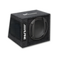 Alpine SWD-355 12" (300mm) 550W/150W RMS Amplified Subwoofer Box