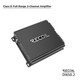 Recoil DI650.2 Class-D Full-Range 2-Channel Car Audio Amplifier 350W x 2 RMS / 1400W Max Bridgeable 2–4 Ohm Stable MOSFET Power Supply