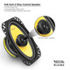 Recoil RLX462 L-3 Series 2-Way 4x6" Coaxial Car Audio Speaker Full-Range Premium Upgrade