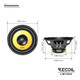 Recoil LW12S4 12" Single 4-Ohm Subwoofer 150 Watts RMS / 300 Watts Peak Pressed-Pulp Cone