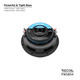 Recoil PWS8D4 8" Dual 4-Ohm Audio Carbon Fiber Subwoofer 250 Watts RMS / 500 Watts