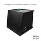 Recoil RS10 Echo Series Single 10" Preloaded Vented Subwoofer Enclosure 250W RMS / 500W