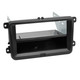 ACV 611320-30-6 Double DIN Fitting Installation Kit With Pocket For Skoda/VW Black (MQB)