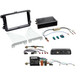 ACV 611320-30-7 Double DIN HU Fitting Installation Kit With Pocket For Skoda/VW Piano Black (MQB)