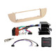 ACV 611094-23-1 Single DIN HU Fitting Installation Kit For Fiat 500 MK1 (2007-2015) Beige
