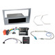 ACV 611230-24-4 Single DIN HU Fitting Installation Kit For Antara Astra Corsa Zafira (Matt Silver)