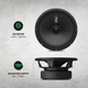 AudioControl EPICPRO6X 6.5" Midrange Speakers 200w RMS 4 Ohms (Pair) EPIC Performance