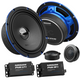 Audio Control PNW-65CS2 6.5" Component Speakers 100W RMS 2.3 Ohms (Pair) High-Fidelity Durable Build