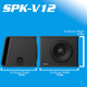 AudioControl SPK-V12 Loaded Vented 12" Subwoofer Enclosure 350W–500W RMS 2 Ohms Sub