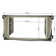ATD RFP-50876S Double DIN Car Radio Fascia Frame Panel Ford With Sony/Oval Radio In Silver