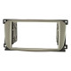 ATD RFP-50876S Double DIN Car Radio Fascia Frame Panel Ford With Sony/Oval Radio In Silver