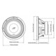 Alpine S2-W10D4 10" (250mm) Sub 600W RMS Dual Voice Coil Subwoofer 1800W Peak Power