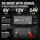 NOCO GENIUSPRO50 50A Smart Battery Charger & Maintainer 6V 12V & 24V Lead Acid Batteries
