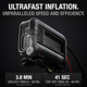 NOCO AIR10 12V Portable 60 PSI 138-watt Digital Tyre Inflator Air Compressor Fast Inflation Pump